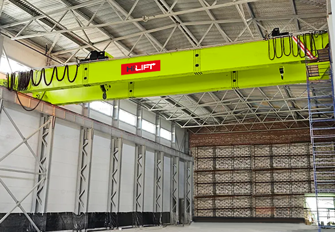 Двухбалочный мостовой кран для подъема тяжелого абразивного инструмента в России