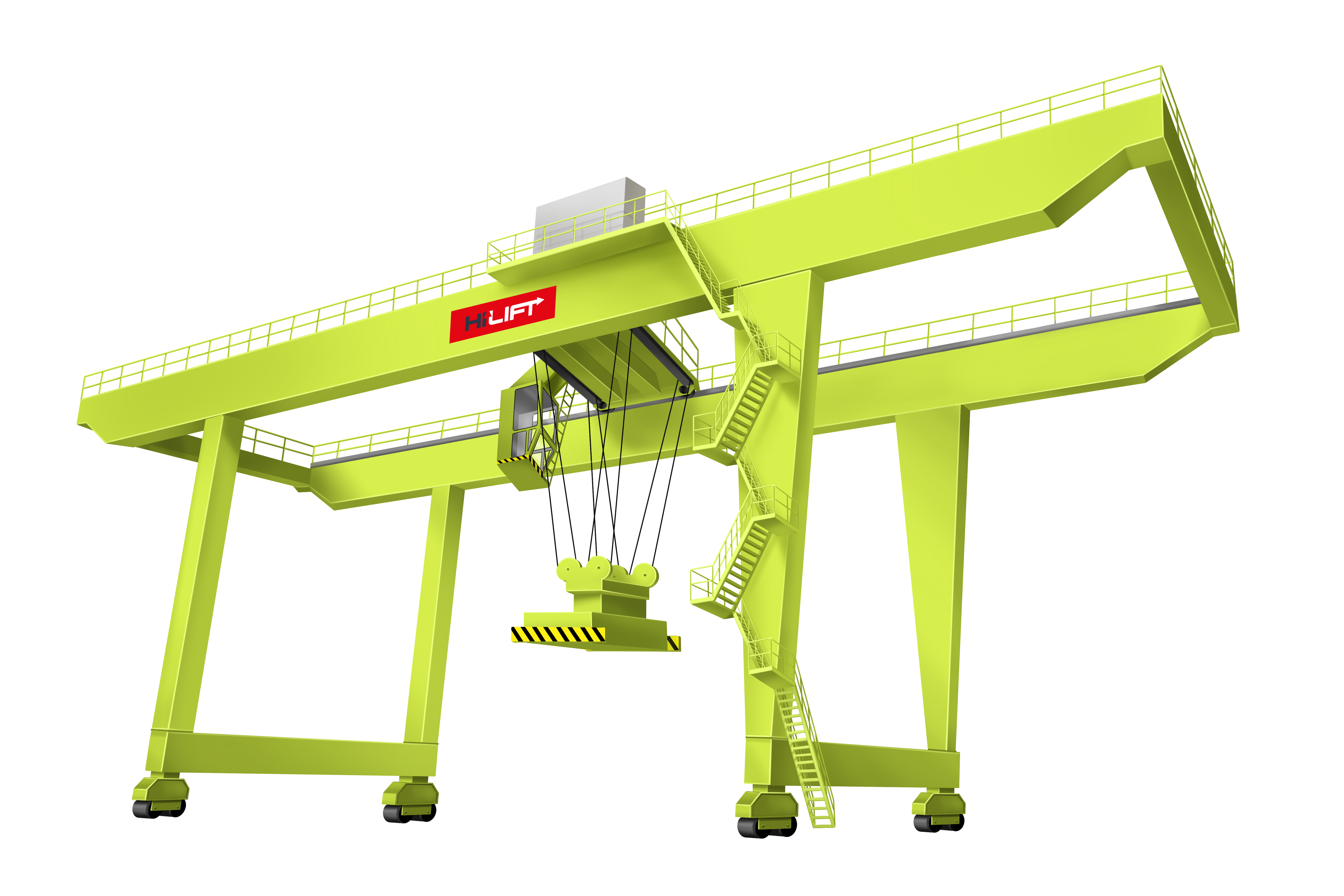 Кран козловой контейнерный